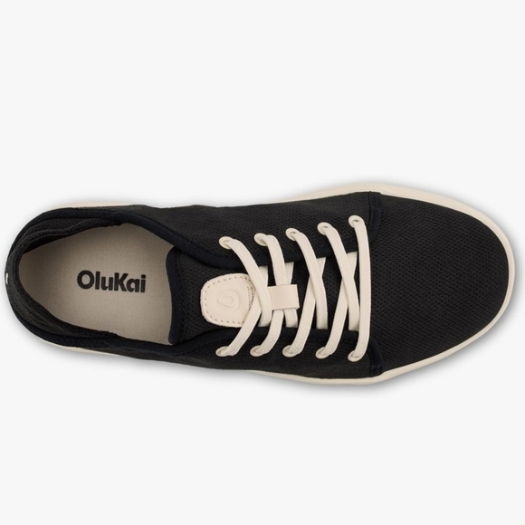 OluKai Shoes - OluKai Women's Black and Cream Sneakers